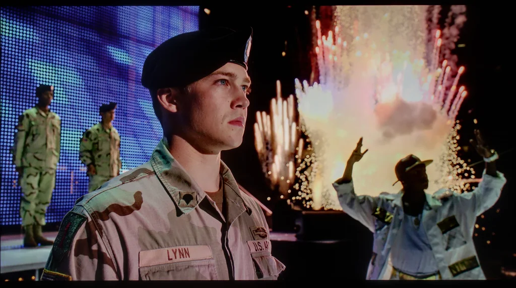 Test Hisense U7KQ sekcja Jakość efektu HDR, scena „Billy Lynn”