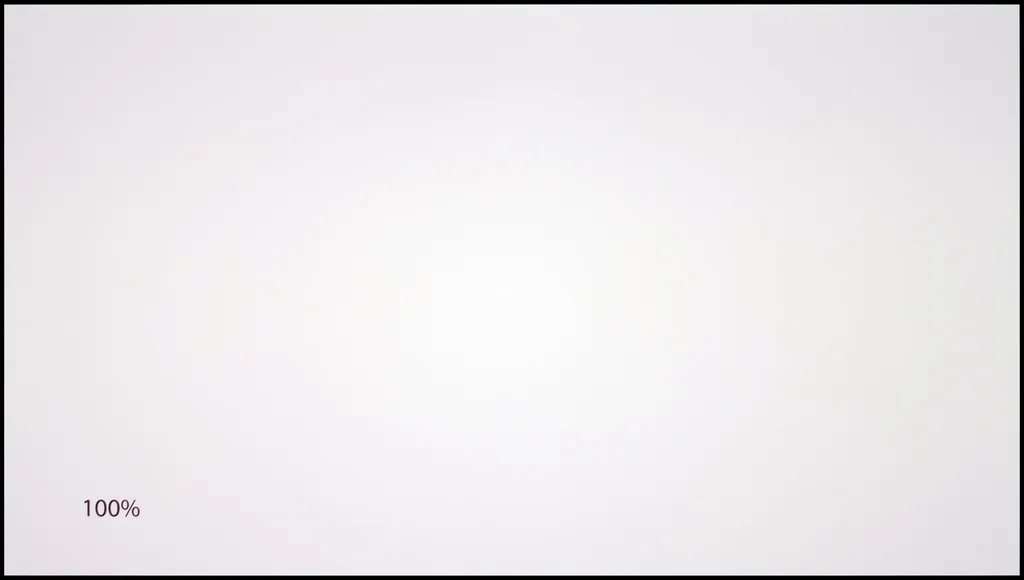 Review Samsung OLED S95D section Panel details / Panel uniformity and thermography
