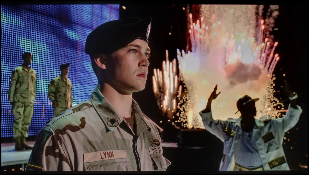 Review LG OLED G4 section HDR effect quality, scene “Billy Lynn”