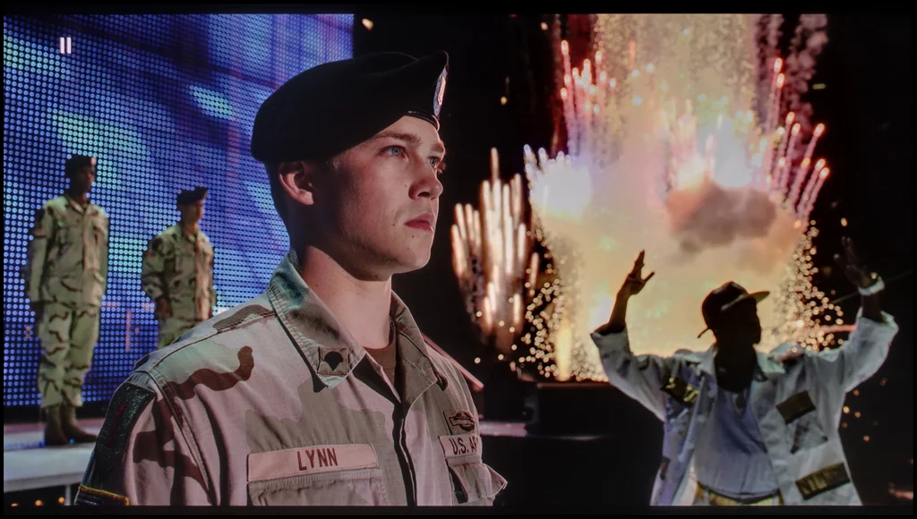 Review Samsung QD-OLED S90D / S94D section HDR effect quality, scene “Billy Lynn”