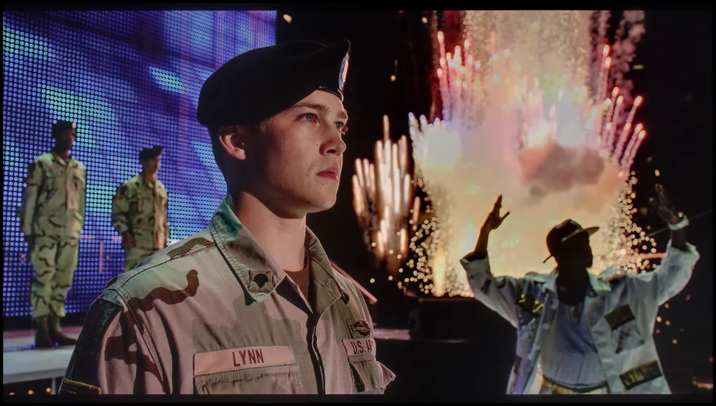 Review Sony Bravia 7 (XR70) section HDR effect quality, scene “Billy Lynn”