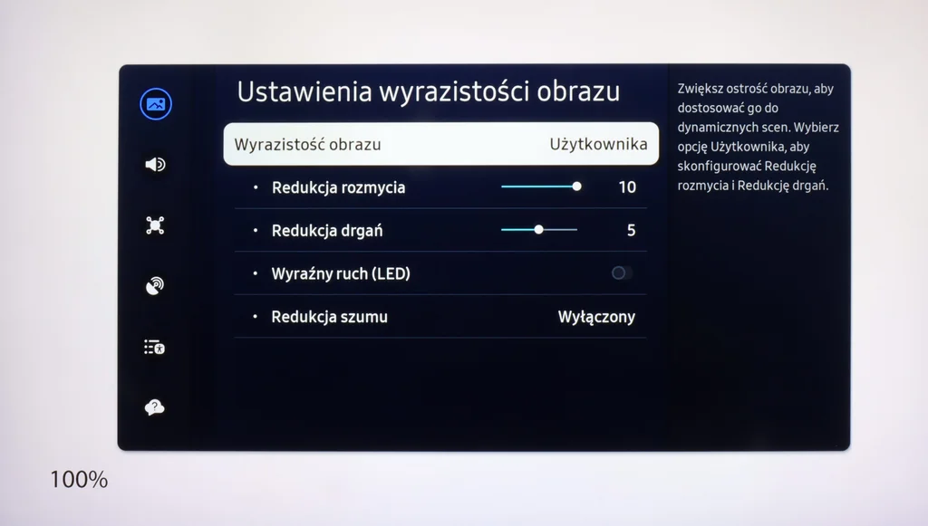Review Samsung QLED Q70D / Q74D / Q77D Blur and motion smoothness