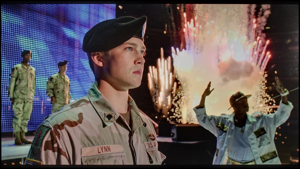 Review Hisense U7NQ section HDR effect quality, scene “Billy Lynn”