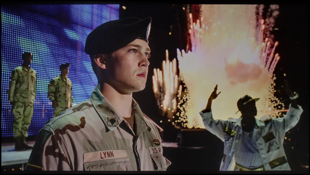 Review Samsung DU7192 (IPS) section HDR effect quality, scene “Billy Lynn”