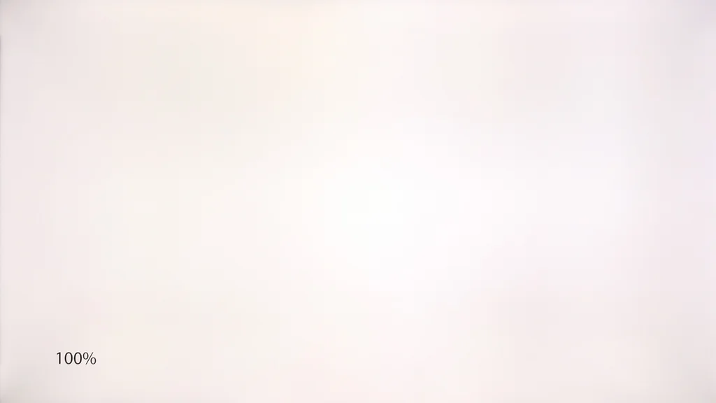 Review TCL P755 section Panel details / Panel uniformity and thermography