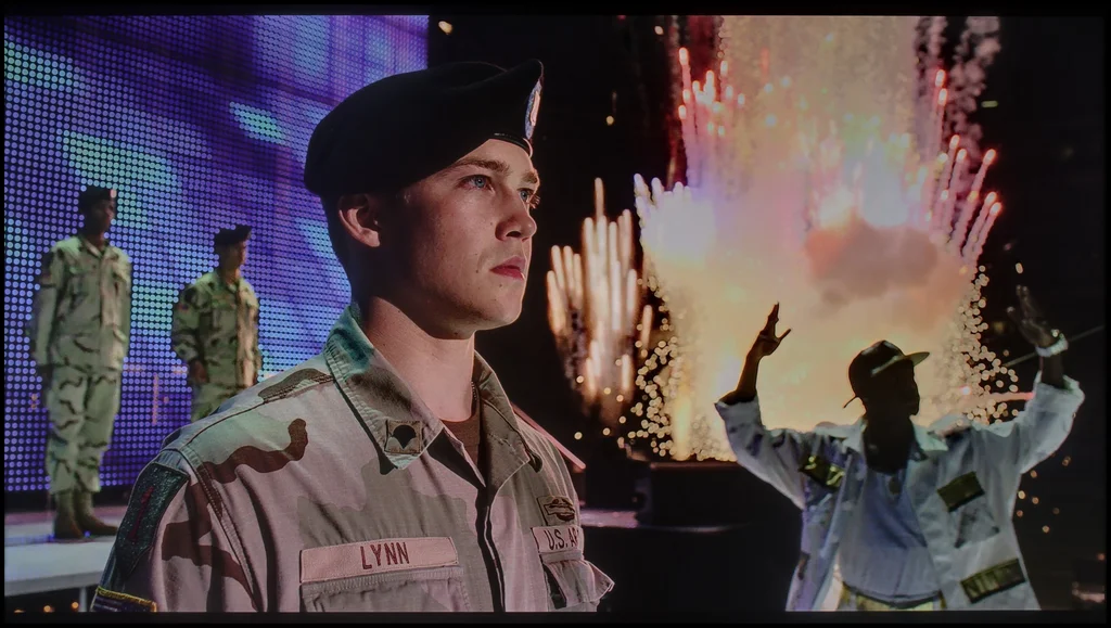 Review TCL P755 section HDR effect quality, scene “Billy Lynn”