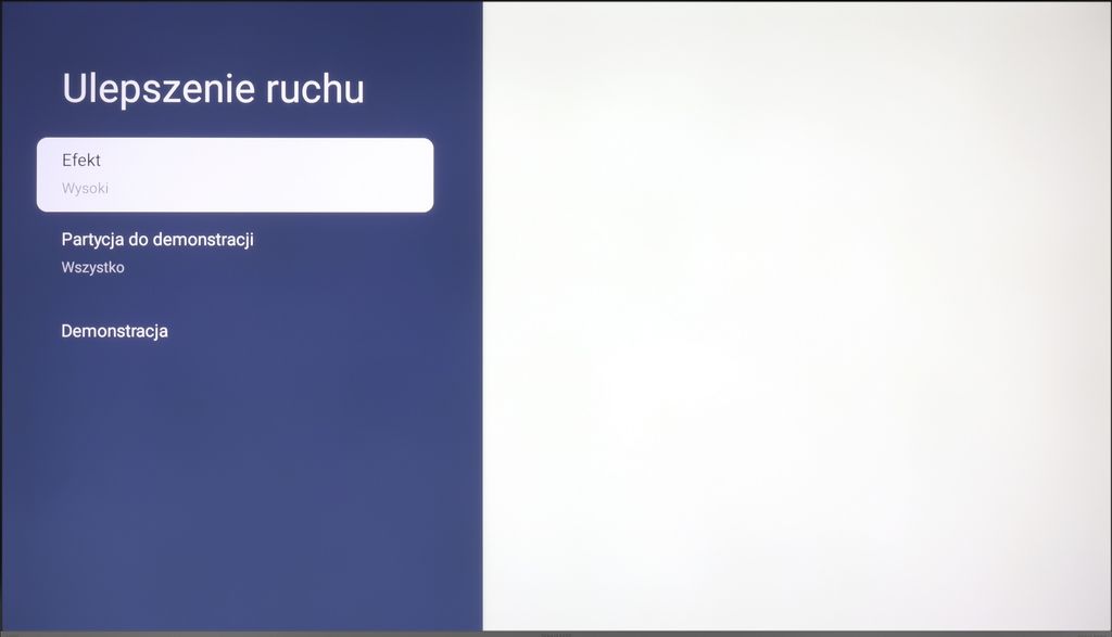 Test Sharp GP6765 Smużenie i płynność ruchu