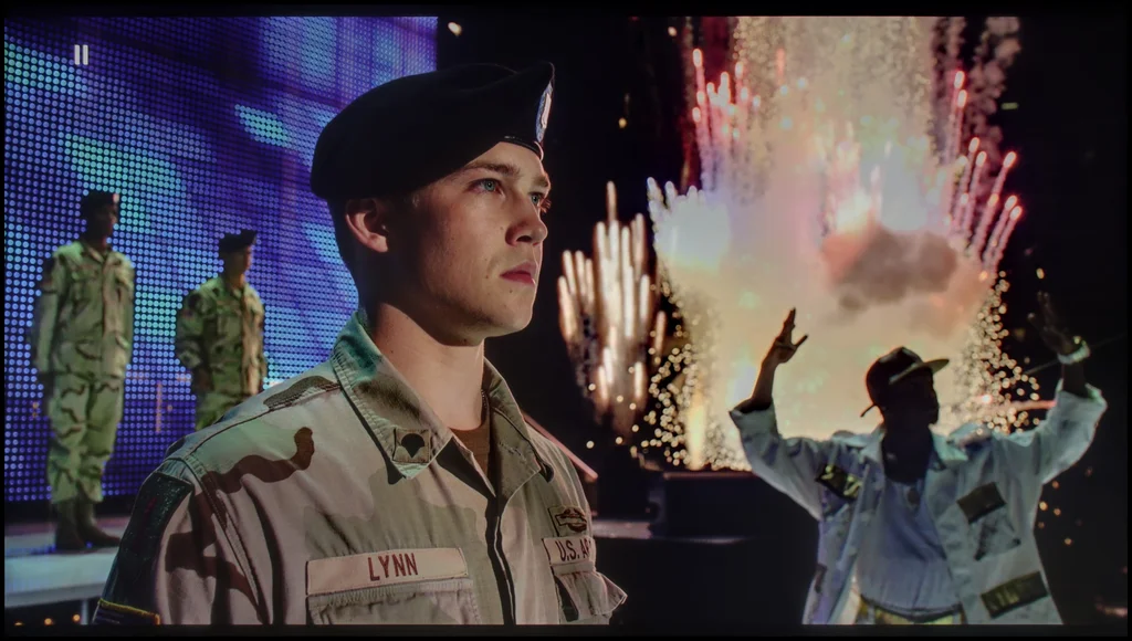 Review Samsung Neo QLED QN90D / QN92D section HDR effect quality, scene “Billy Lynn”