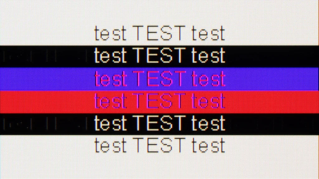 Review Samsung Neo QLED QN90D / QN92D section Computer compatibility, font readability test