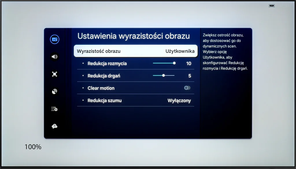 Test Samsung OLED S90D / S94D (WRGB OLED) Smużenie i płynność ruchu