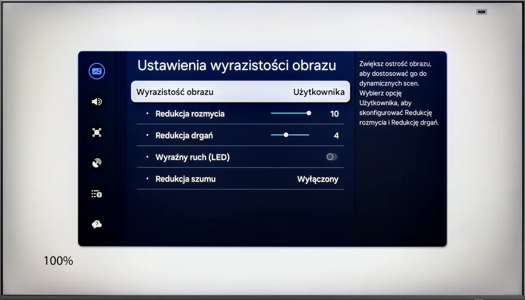 Test Samsung Neo QLED QN85D / QNX1D Smużenie i płynność ruchu