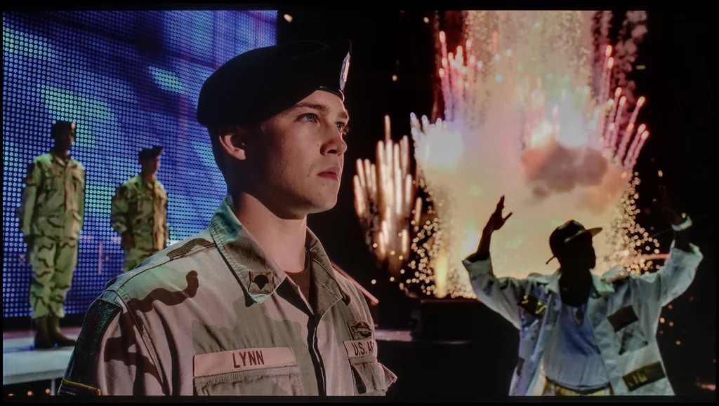 Review Samsung S90D / S94D 48" (WRGB OLED) section HDR effect quality, scene “Billy Lynn”