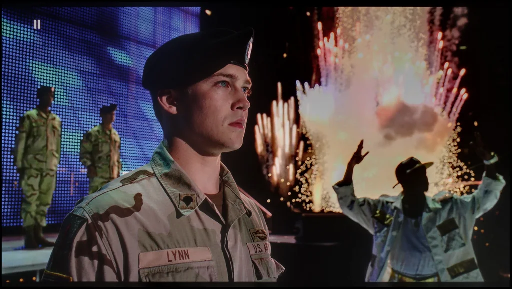 Test Philips OLED769 sekcja Jakość efektu HDR, scena „Billy Lynn”