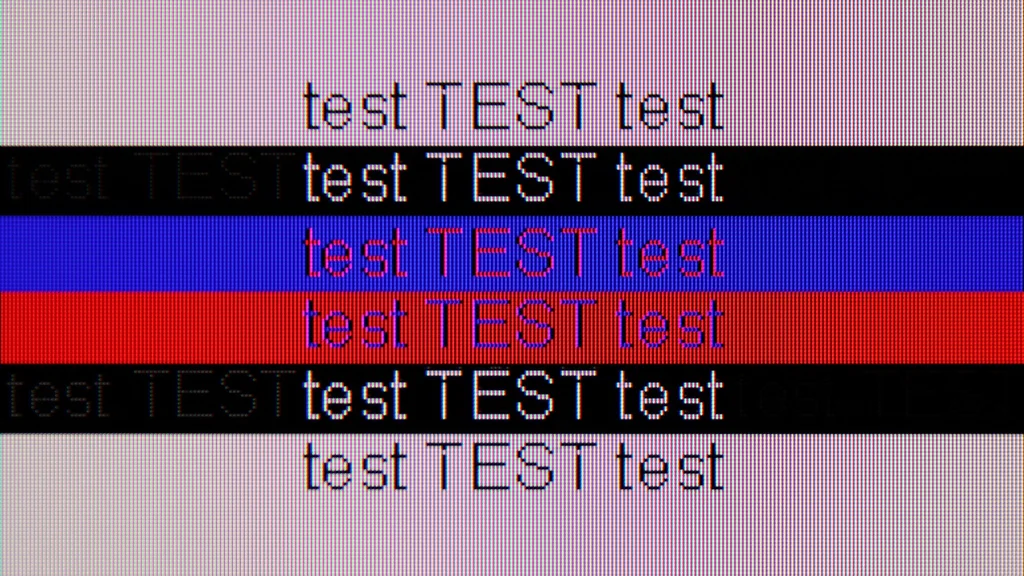 Test TCL C655 / C69B (55"-85") sekcja Współpraca z komputerem, test czytelności czcionek