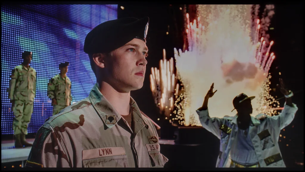 Review Sony X75WL section HDR effect quality, scene “Billy Lynn”