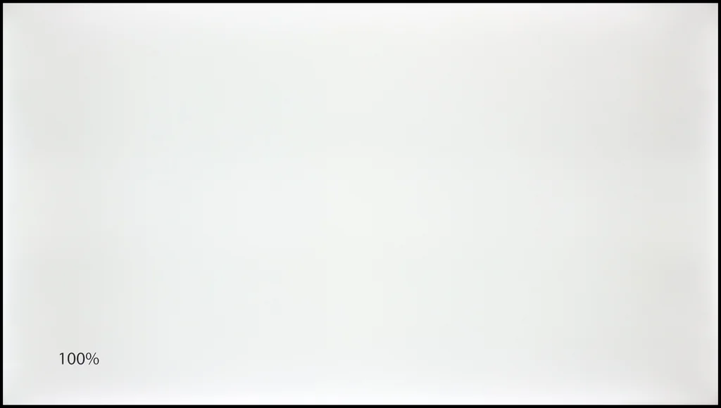 Review XIAOMI A PRO 2025 section Panel details / Panel uniformity and thermography