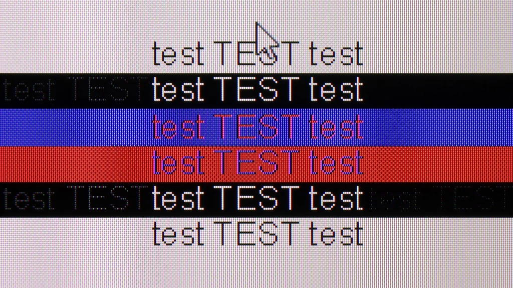 Review XIAOMI A PRO 2025 section Computer compatibility, font readability test