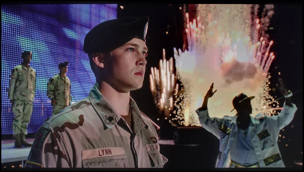 Test Sony X90L sekcja Jakość efektu HDR, scena „Billy Lynn”