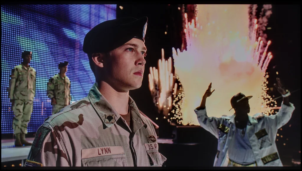Review Philips PUS8209 section HDR effect quality, scene “Billy Lynn”