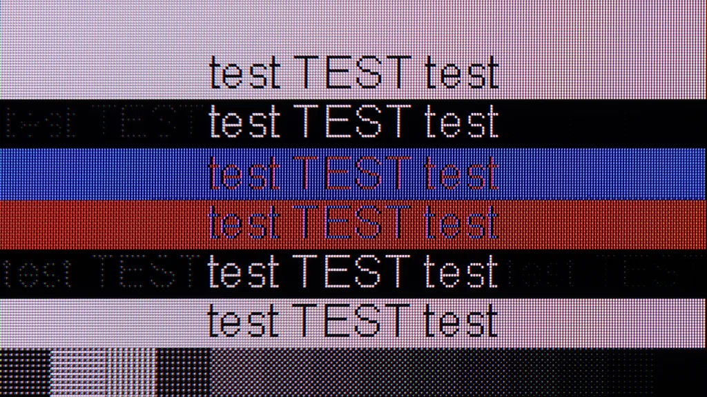 Review Philips PUS8209 section Computer compatibility, font readability test
