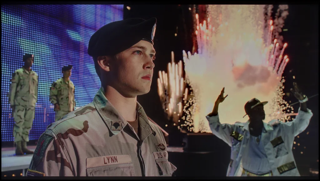 Review Philips PML8709 section HDR effect quality, scene “Billy Lynn”