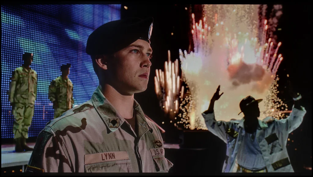 Test Philips OLED909 sekcja Jakość efektu HDR, scena „Billy Lynn”