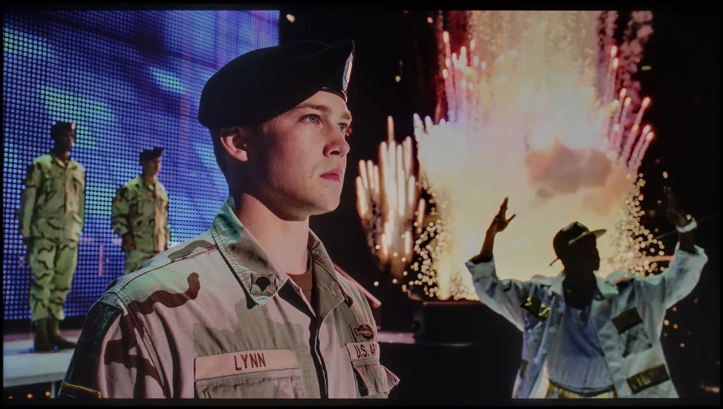Review Panasonic W70A section HDR effect quality, scene “Billy Lynn”