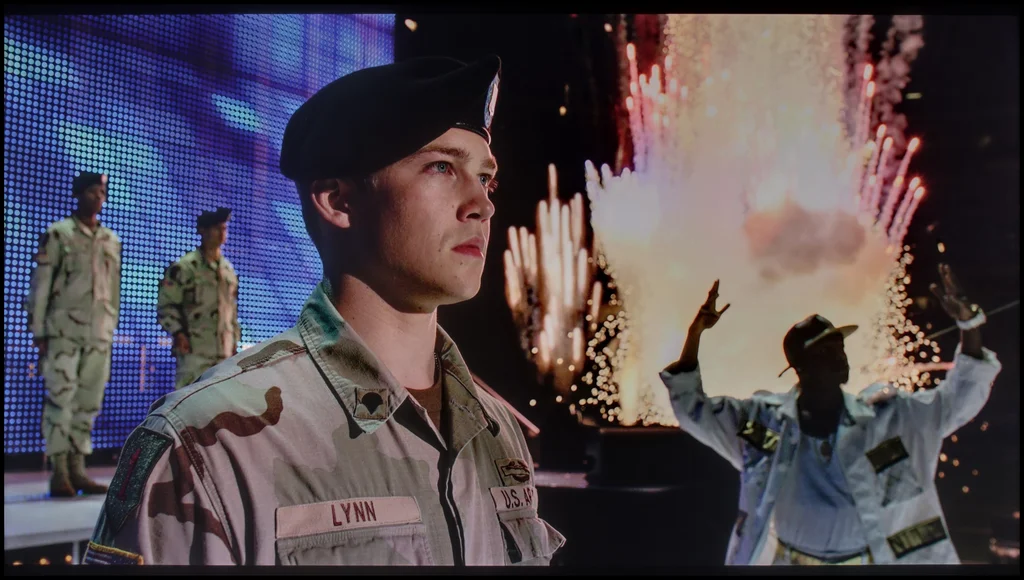 Review Hisense U6NQ section HDR effect quality, scene “Billy Lynn”