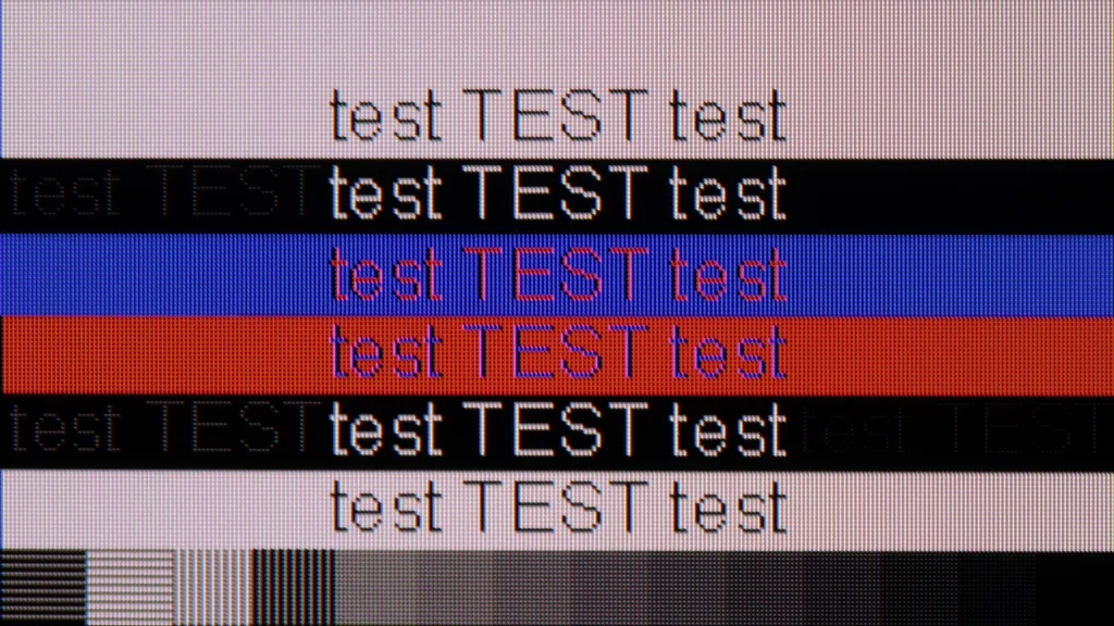 Review TCL A300W NXTVision section Computer compatibility, font readability test