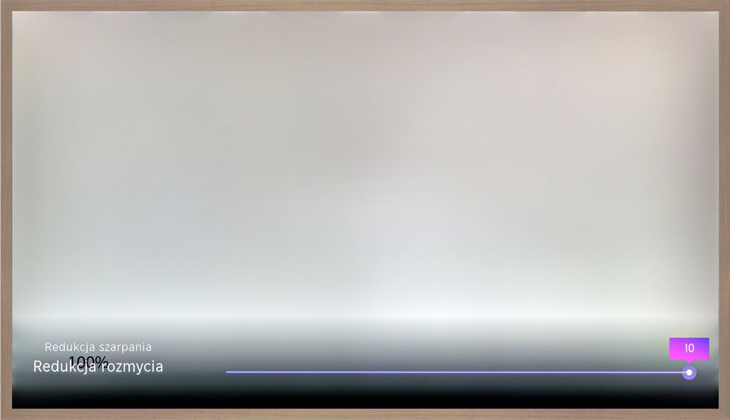 Review Hisense S7NQ CanvasTV Blur and motion smoothness