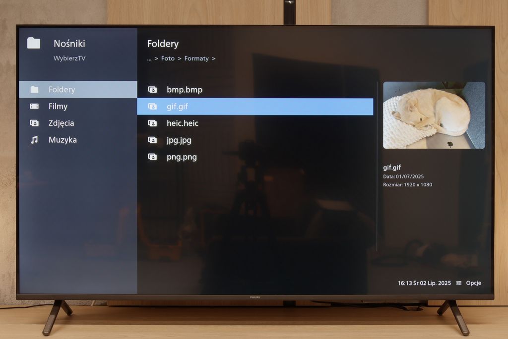 Test PHILIPS PUS8500 Wygląd telewizora