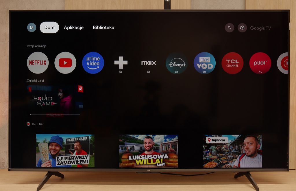 Test TCL P7K / P79K  Wygląd telewizora