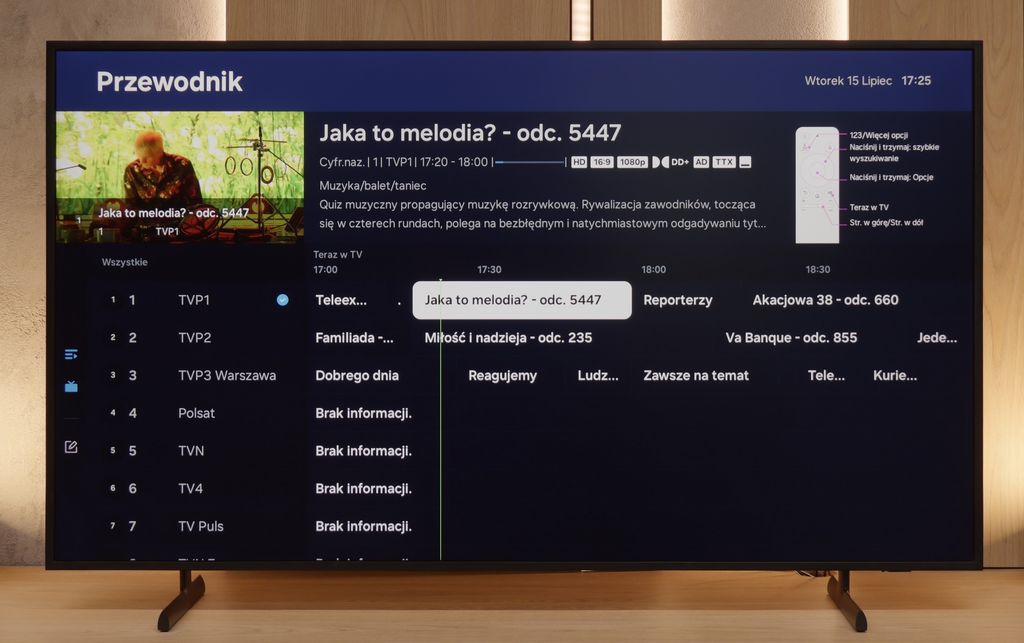 Review Samsung The Frame 2025 (LS03F) Appearance of the TV