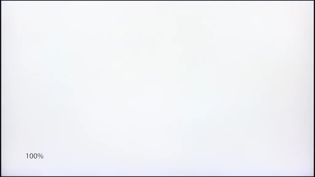 Test Samsung The Frame 2025 (LS03F) sekcja Szczegóły dotyczące matrycy / Jednorodność matrycy i termowizja