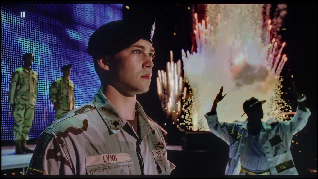 Test Samsung QN990F sekcja Jakość efektu HDR, scena „Billy Lynn”