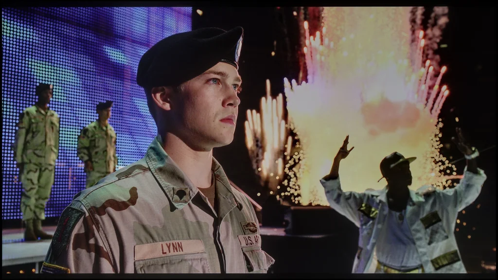 Review Samsung U8000F (VA) section HDR effect quality, scene “Billy Lynn”
