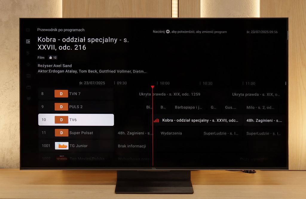Test TCL C7K / QM7K Wygląd telewizora