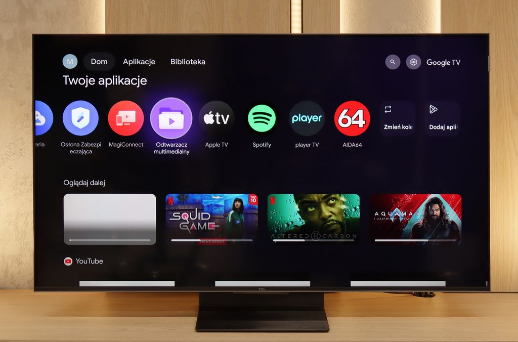 Test TCL C7K / QM7K Wygląd telewizora