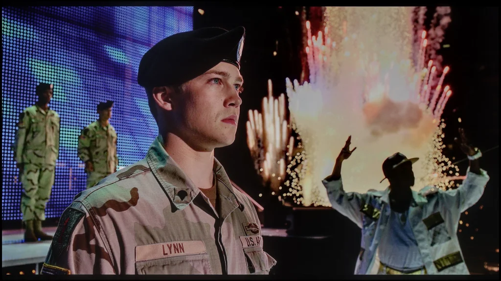 Review Hisense U7Q section HDR effect quality, scene “Billy Lynn”