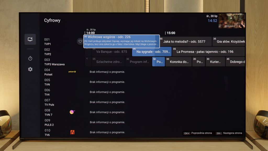 Review Sony Bravia 8 MK2 Appearance of the TV