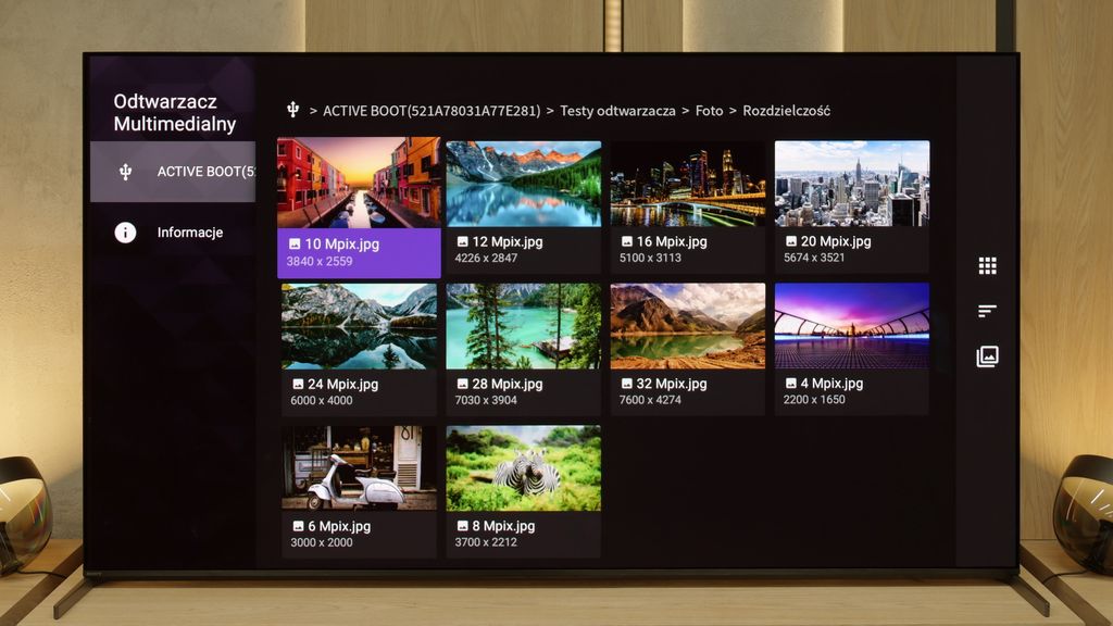 Review Sony Bravia 8 MK2 Appearance of the TV