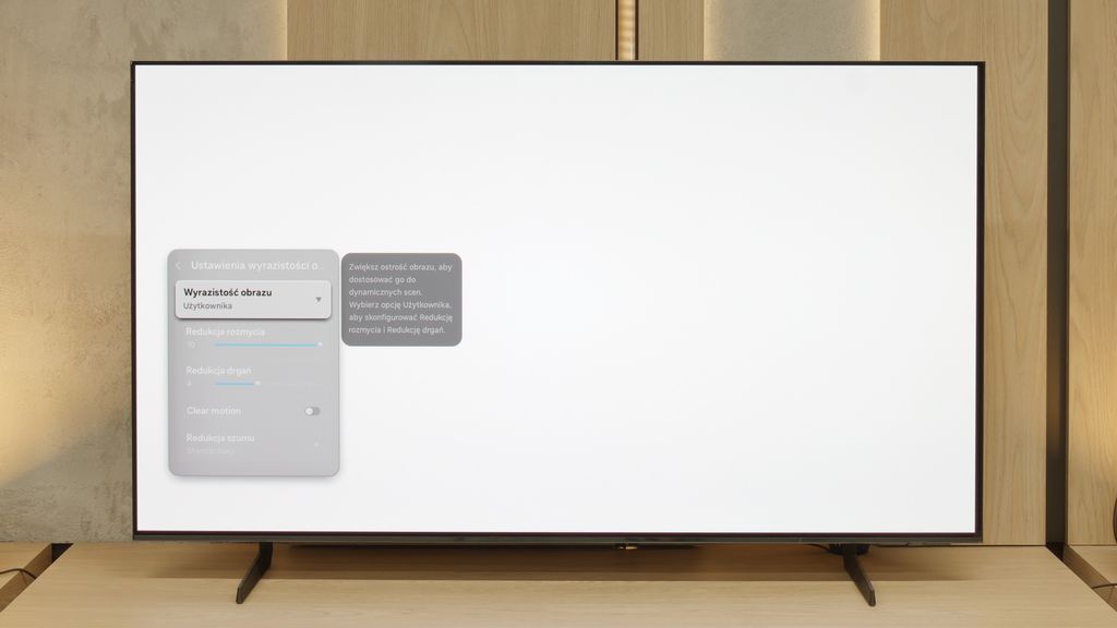 Review Samsung S85F OLED Blur and motion smoothness