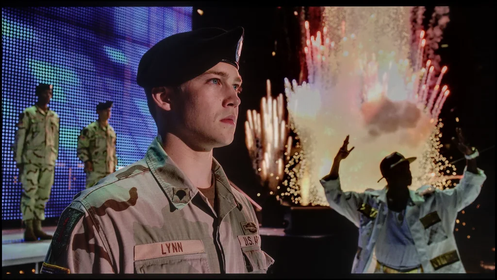 Review SAMSUNG S95F (TANDEM OLED 83") section HDR effect quality, scene “Billy Lynn”