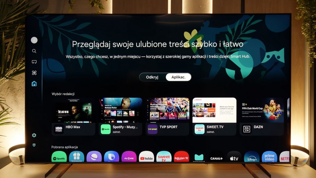 Test Samsung QN80F 100" Wygląd telewizora