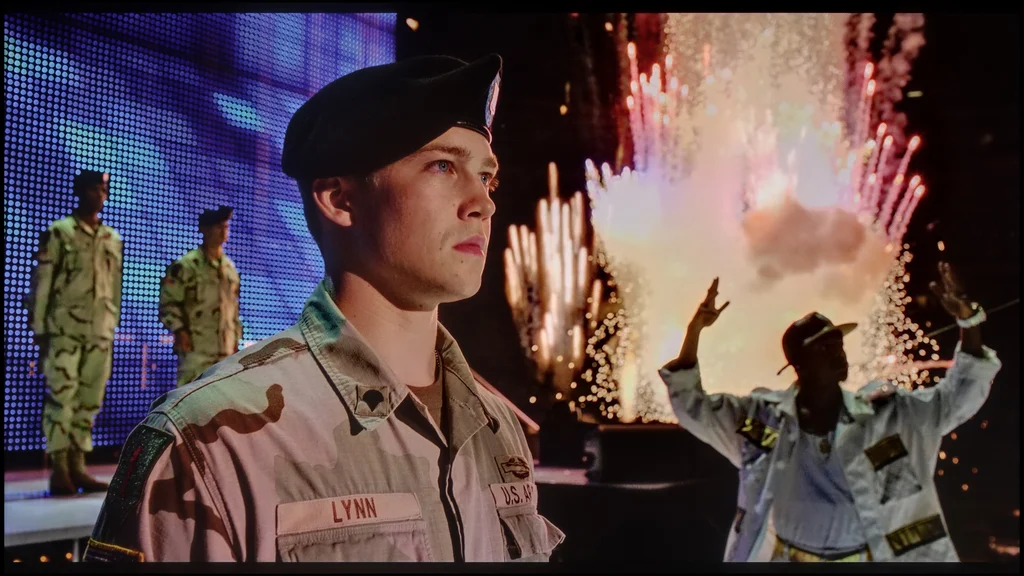 Review Hisense U8Q section HDR effect quality, scene “Billy Lynn”