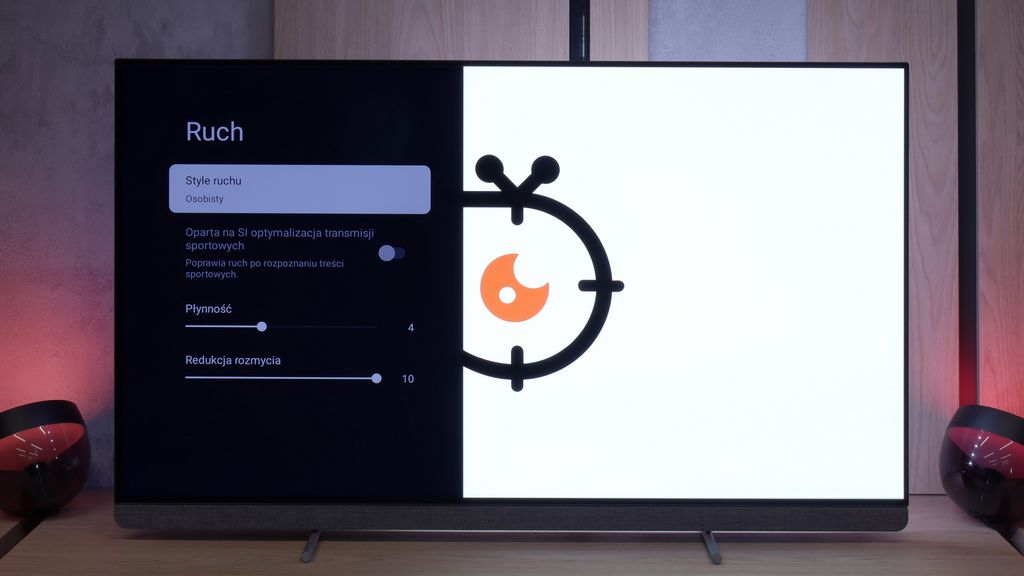 Review Philips OLED910 Blur and motion smoothness