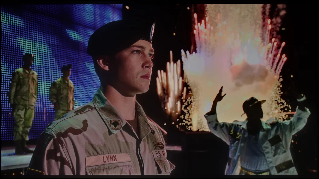 Test Samsung Q7F sekcja Jakość efektu HDR, scena „Billy Lynn”