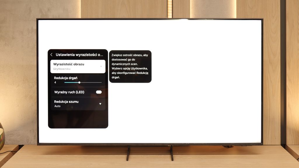 Test Samsung Q7F Smużenie i płynność ruchu
