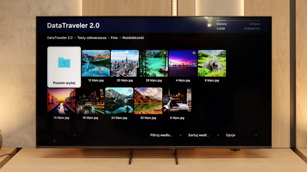 Test Samsung Q7F Wygląd telewizora