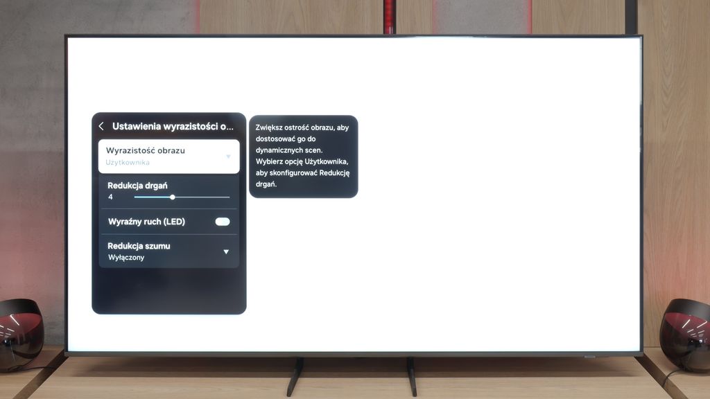 Test Samsung Q8F Smużenie i płynność ruchu